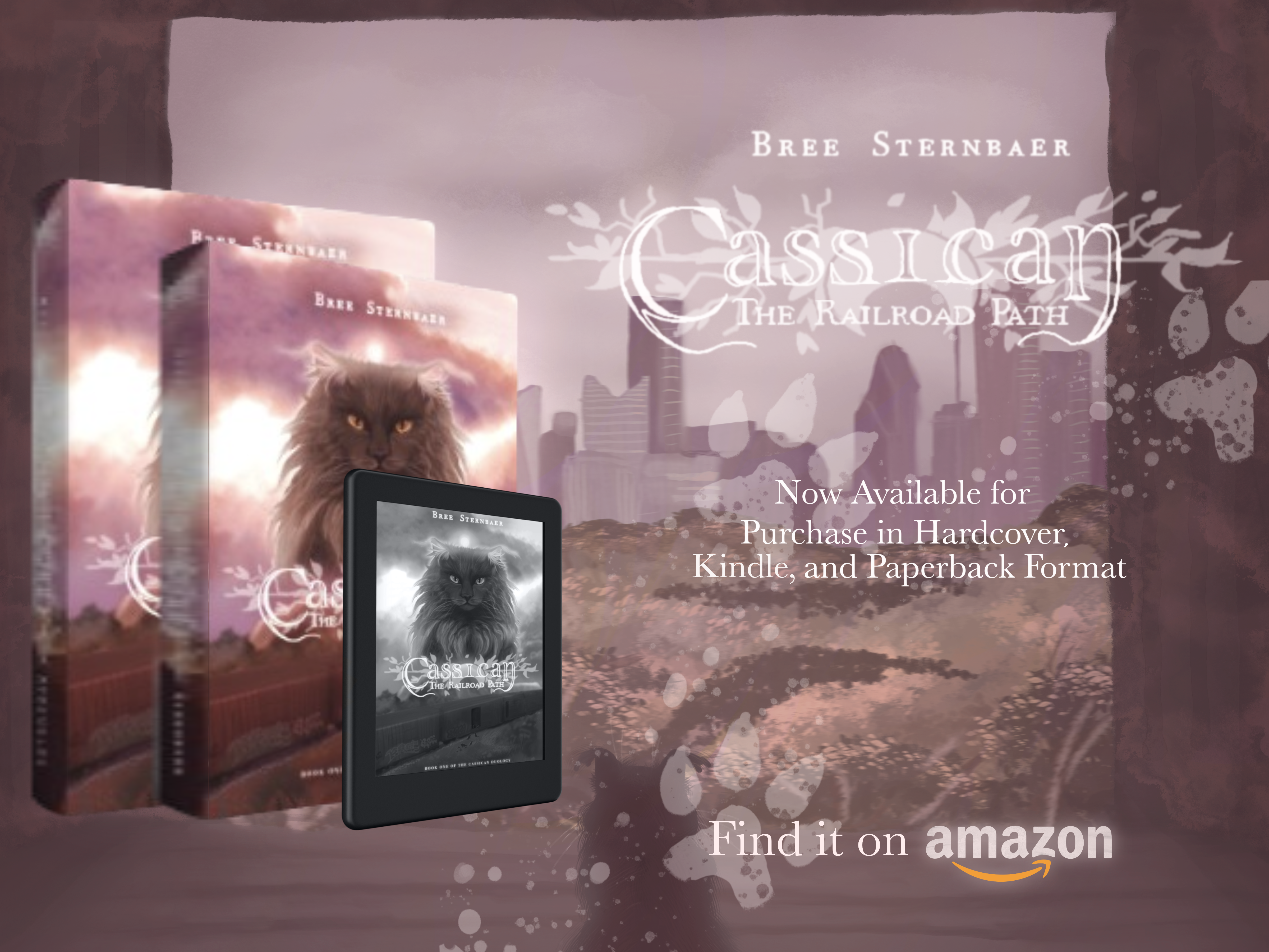 Cassican: The Railroad Path is now out on Amazon in Kindle and Paperback formats!